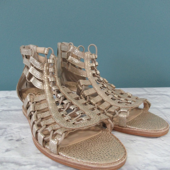 Vince Camuto Shoes - Vince Camuto Gold 'Richetta' Gladiator Sandal